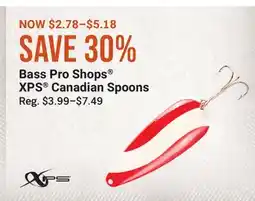 Cabela's Bass Pro Shops XPS Canadian Spoons offer