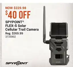 Cabela's SPYPOINT FLEX-S Solar Cellular Trail Camera offer