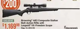 Cabela's Browning AB3 Composite Stalker Bolt-Action Rifle with Leupold VX-Freedom Scope offer
