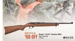Cabela's Ruger 10/22 Carbine Rifle offer