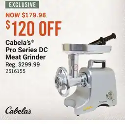 Cabela's Cabela's Pro Series DC Meat Grinder offer
