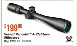 Cabela's Vortex Vanquish 4-12x40mm Riflescope offer
