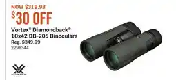 Cabela's Vortex Diamondback 10x42 DB-205 Binoculars offer