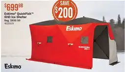Cabela's Eskimo QuickFish 6HD Ice Shelter offer