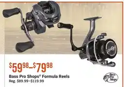 Cabela's Bass Pro Shops Formula Reels offer