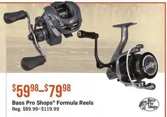 Cabela's Bass Pro Shops Formula Reels offer