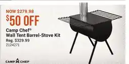Cabela's Camp Chef Wall Tent Barrel-Stove Kit offer