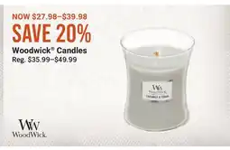 Cabela's Woodwick Candles offer