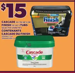 Independent Grocer CASCADE, 30/39/48'S OR FINISH, 30-60'S TUBS offer