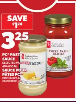 Independent Grocer PC PASTA SAUCE, 410/650 ML offer