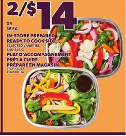 Independent Grocer IN-STORE PREPARED READY TO COOK SIDE, 545-865 G offer