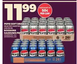 Independent Grocer PEPSI SOFT DRINKS, 24X355 ML offer
