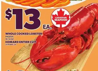 Independent Grocer WHOLE COOKED LOBSTER,10-14 OZ HOMARD ENTIER CUIT offer