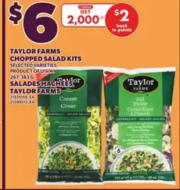 Independent Grocer TAYLOR FARMS CHOPPED SALAD KITS, 267-383 G offer