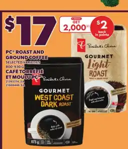 Independent Grocer PC ROAST AND GROUND COFFEE, 800-930 G offer