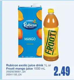 Wholesale Club EXOTIC JUICE DRINK, 1L OR MANGO JUICE, 1000 ML offer