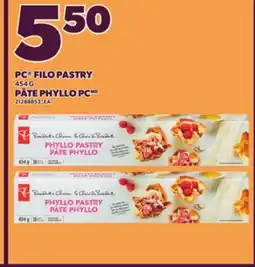 Independent Grocer PC FILO PASTRY/ PÂTE PHYLLO PCMD, 454 G offer