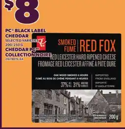 Independent Grocer PC BLACK LABEL CHEDDAR, 200/250 G offer