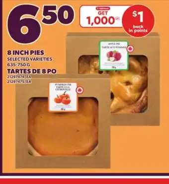 Independent Grocer 8 INCH PIES, 635-750 G offer