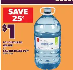 Independent Grocer PC DISTILLED WATER, 4 L offer