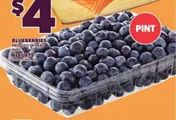 Independent Grocer BLUEBERRIES, PINT offer