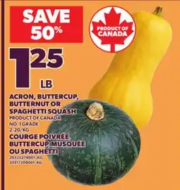 Independent Grocer ACRON, BUTTERCUP, BUTTERNUT OR SPAGHETTI SQUASH offer