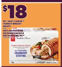 Independent Grocer PC EASY-CARVE TURKEY BREAST ROAST, 1 KG offer