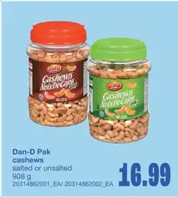 Wholesale Club CASHEWS, 908 g offer