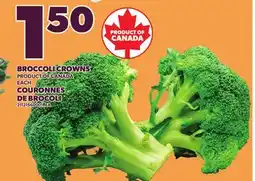 Independent Grocer BROCCOLI CROWNS offer