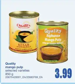 Wholesale Club MANGO PULP, 850 g offer