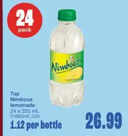Wholesale Club Nimbooz lemonade, 24 x 355 mL offer