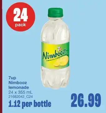 Wholesale Club Nimbooz lemonade, 24 x 355 mL offer