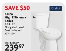 Home Hardware Sasha High Efficiency Toilet offer