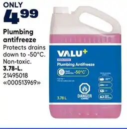 RONA Plumbing antifreeze offer