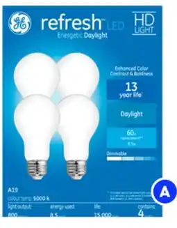 RONA Refresh and Relax A-pack A19 LED bulbs offer
