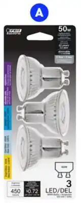 RONA A19 and GU10 LED color changing light bulbs offer