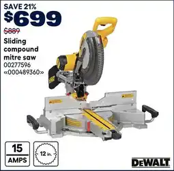 RONA Sliding compound mitre saw offer