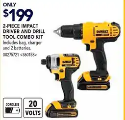 RONA 2-PIECE IMPACT DRIVER AND DRILL TOOL COMBO KIT offer