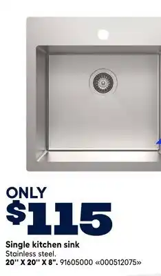 RONA Single kitchen sink offer