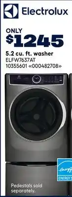 RONA ELECTROLUX 5.2 cu. ft. washer offer