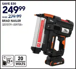 RONA WORX BRAD NAILER offer