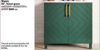 RONA LANDON & CO. vanities offer