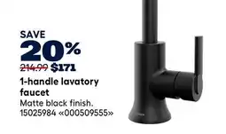 RONA MOEN 1-handle lavatory faucet offer