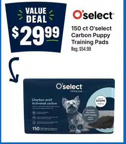 Ren’s Pets Depot O'select Carbon Puppy Training Pads offer