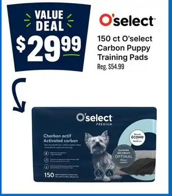 Ren’s Pets Depot O'select Carbon Puppy Training Pads offer