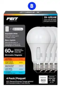 RONA 5 CCT, A19, dimmable color changing light bulb offer