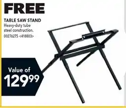 RONA TABLE SAW STAND offer