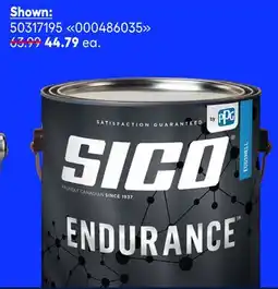 RONA 3.78-L cans of SICO Endurance interior paint offer