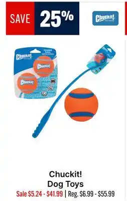 Ren’s Pets Depot Chuckit! Dog Toys offer