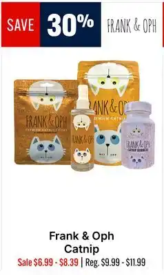 Ren’s Pets Depot Frank & Oph Catnip offer